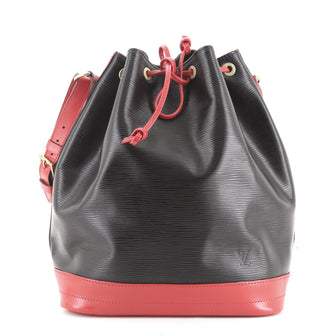 Louis Vuitton Bicolor Noe Handbag Epi Leather Large