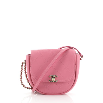 Chanel Casual Trip Messenger Bag Quilted Lambskin Mini