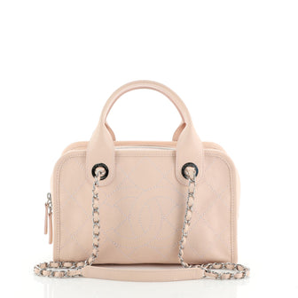 Chanel Deauville Bowling Bag Quilted Caviar Small