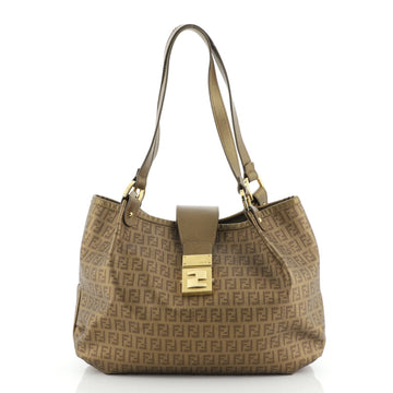 Fendi Chiusura Tote Zucchino Coated Canvas Medium