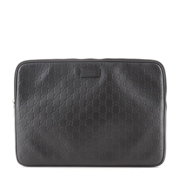 Gucci Laptop Sleeve Guccissima Leather