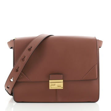 Fendi Kan U Shoulder Bag Leather Medium