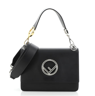 Fendi Kan I F Shoulder Bag Leather Medium