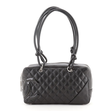 Chanel Cambon Bowler Bag Quilted Leather Medium