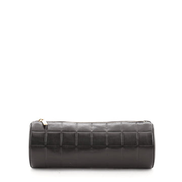 Chanel Chocolate Bar Cosmetic Pouch Quilted Lambskin Medium