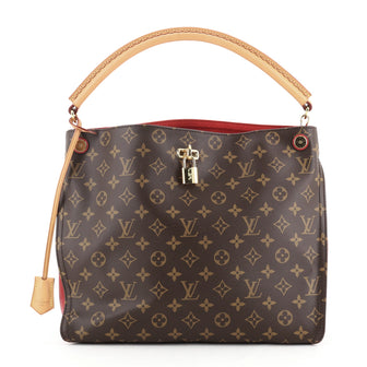Louis Vuitton Gaia Handbag Monogram Canvas