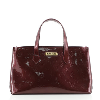 Louis Vuitton Wilshire Handbag Monogram Vernis PM