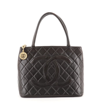 Chanel Medallion Tote Quilted Lambskin