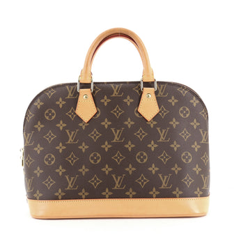 Louis Vuitton Vintage Alma Handbag Monogram Canvas PM