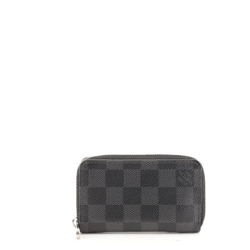 Louis Vuitton Zippy Coin Purse Damier Graphite Vertical