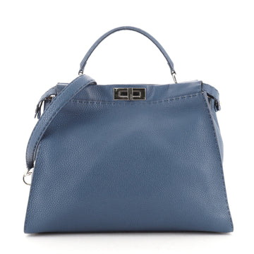 Fendi Selleria Peekaboo Bag Grainy Leather Large