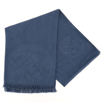 Hermes New Libris Stole Cashmere and Silk