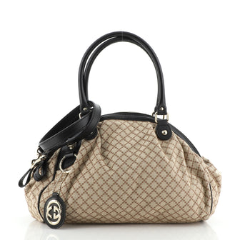 Gucci Sukey Boston Bag Diamante Canvas