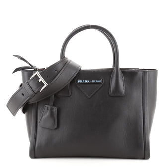Prada Concept Double Zip Tote Tessuto Small