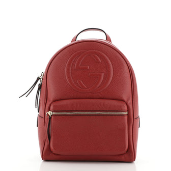 Gucci Soho Chain Backpack Leather