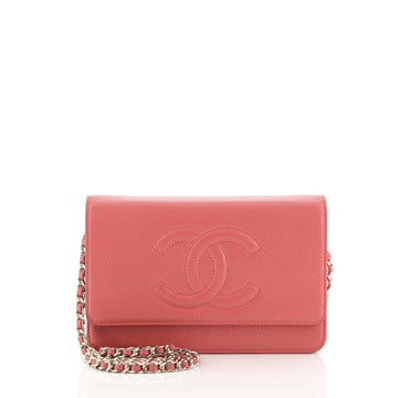 Chanel Timeless Wallet on Chain Caviar