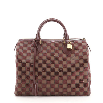 Louis Vuitton Speedy Handbag Damier Paillettes 30