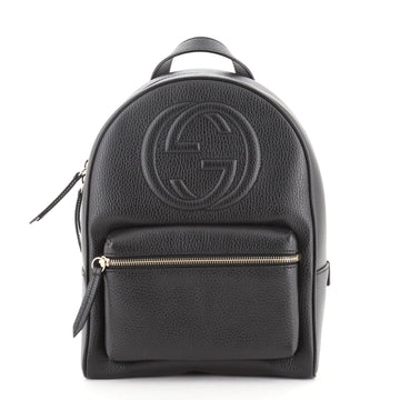 Gucci Soho Chain Backpack Leather