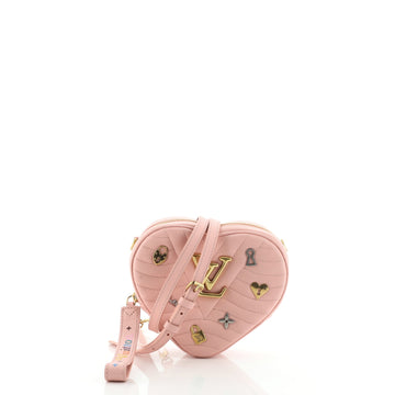 Louis Vuitton New Wave Heart Crossbody Bag Limited Edition Love Lock Quilted Leather