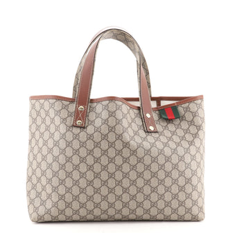 Gucci Web Loop Tote GG Coated Canvas Medium