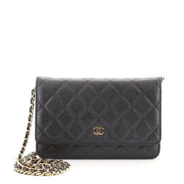 Chanel Wallet on Chain Quilted Caviar