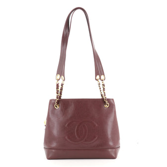 Chanel Vintage Timeless Chain Shoulder Bag Caviar Medium