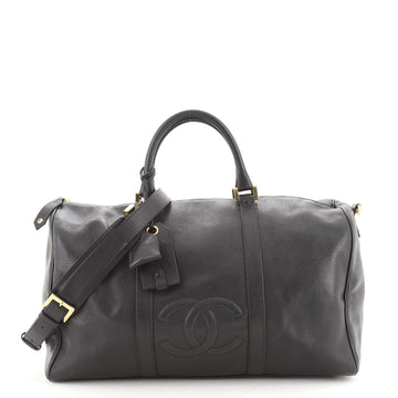 Chanel Vintage Timeless Boston Bag Caviar Large