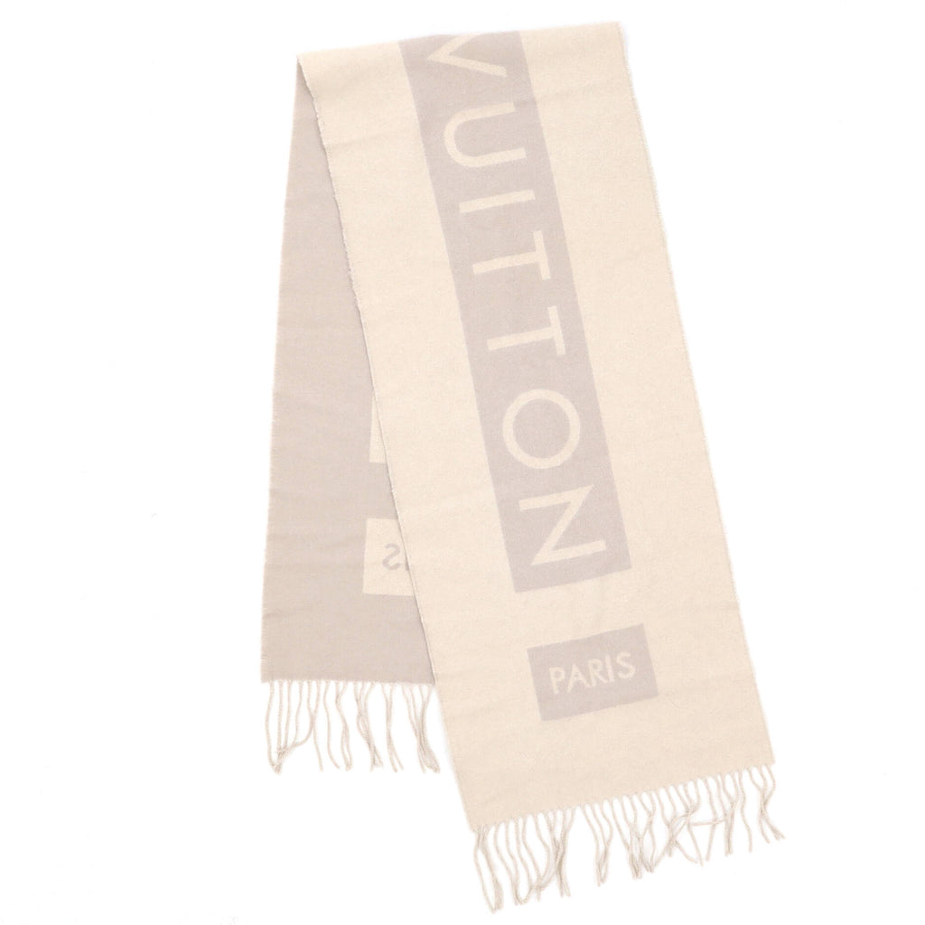 Louis Vuitton Baroda Scarf Cashmere Neutral 60399347