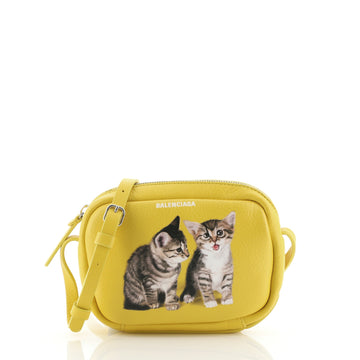 Balenciaga Everyday Crossbody Bag Printed Leather XS