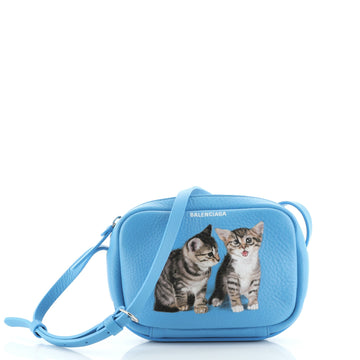 Balenciaga Everyday Crossbody Bag Printed Leather XS