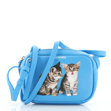 Balenciaga Everyday Crossbody Bag Printed Leather XS