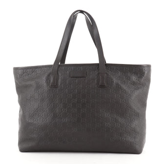 Gucci Plus Tote Guccissima Leather Large