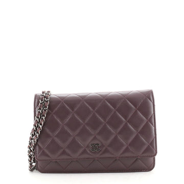 Chanel Wallet on Chain Quilted Lambskin