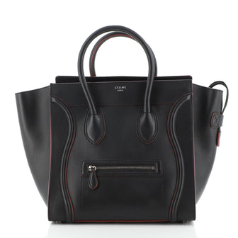 Celine Luggage Bag Smooth Leather Mini