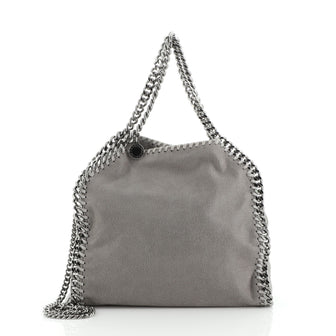 Stella McCartney Falabella Fold Over Crossbody Bag Shaggy Deer Mini