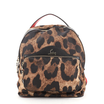 Christian Louboutin Backloubi Backpack Printed Nylon Small