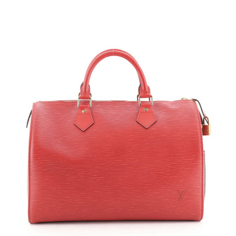 Louis Vuitton Speedy Handbag Epi Leather 30