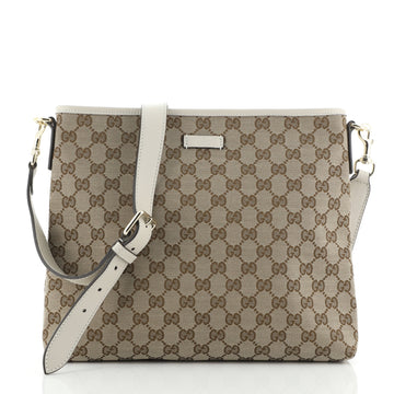 Gucci Zip Top Messenger GG Canvas Medium