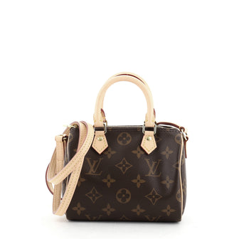 Louis Vuitton Speedy Bandouliere Bag Monogram Canvas Nano
