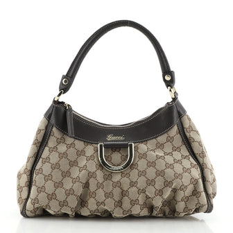 Gucci Abbey D-Ring Hobo GG Canvas Medium