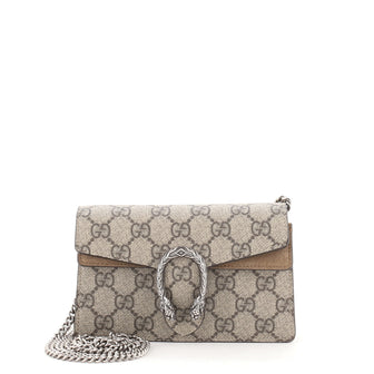 Gucci Dionysus Bag GG Coated Canvas Super Mini