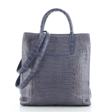 Nancy Gonzalez Convertible Open Tote Crocodile Tall