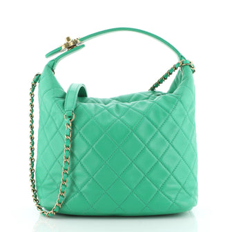 Chanel Perfect Meeting Hobo Quilted Lambskin Large