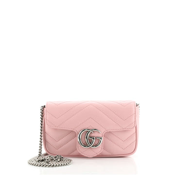 Gucci GG Marmont Flap Bag Matelasse Leather Super Mini