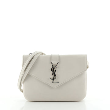 Saint Laurent Classic Monogram Tri-Pocket Crossbody Bag Leather