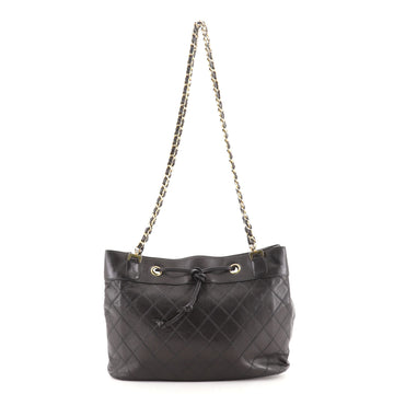 Chanel Vintage Diamond Stitch Tote Quilted Lambskin Medium