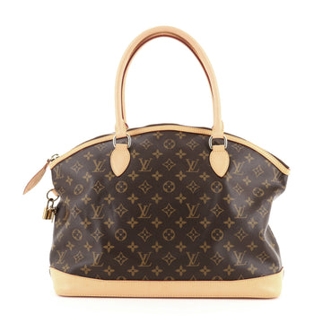 Louis Vuitton Lockit Handbag Monogram Canvas Horizontal
