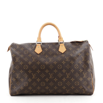 Louis Vuitton Speedy Handbag Monogram Canvas 40