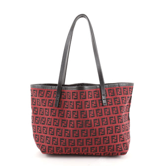 Fendi Roll Tote Zucchino Canvas Small