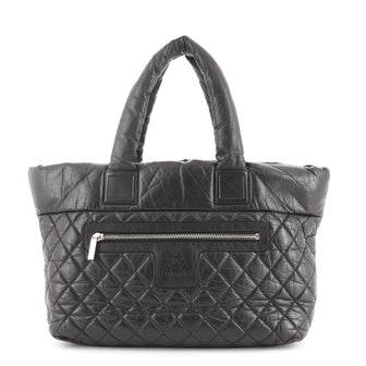 Chanel Coco Cocoon Zipped Tote Lambskin Large